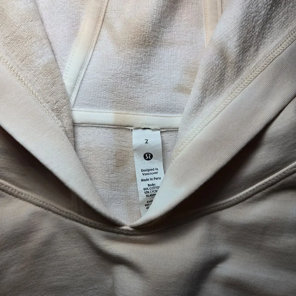 Lululemon LA All Yours Bubble Hem Hoodie - Cafe